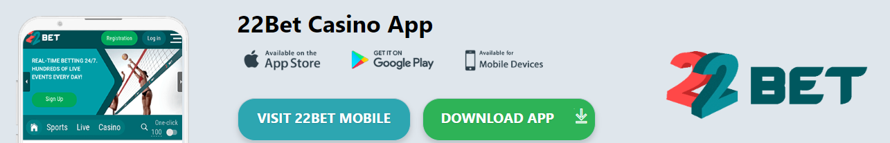 22bet App mobilná aplikácia 22 bet