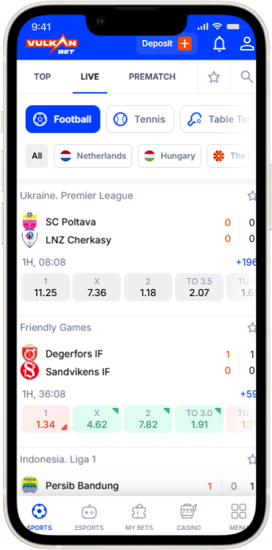 Výhodné kurzy na športové stávky u bookmakera Bet Vulkan